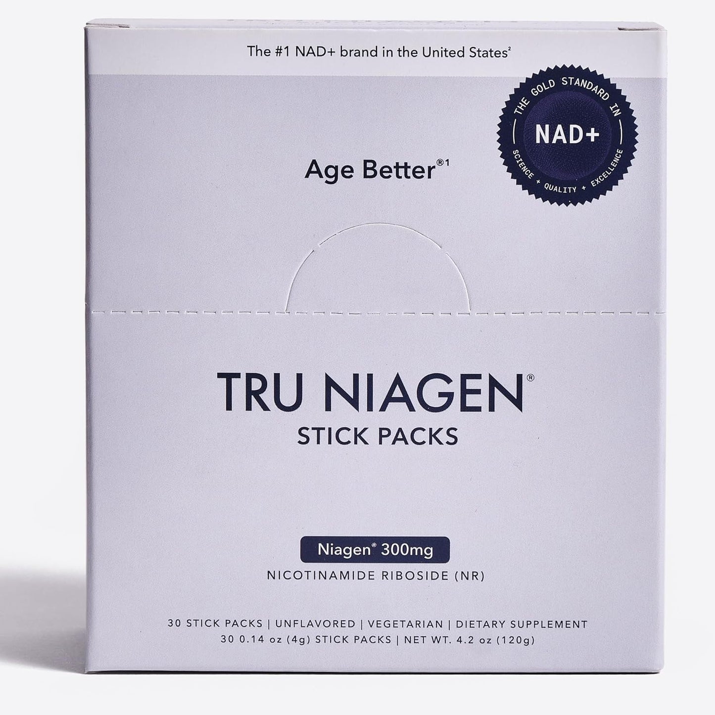TRU NIAGEN NAD+ Booster | Nicotinamide Riboside Powder Stick Packs (30 Count) - görsel 1