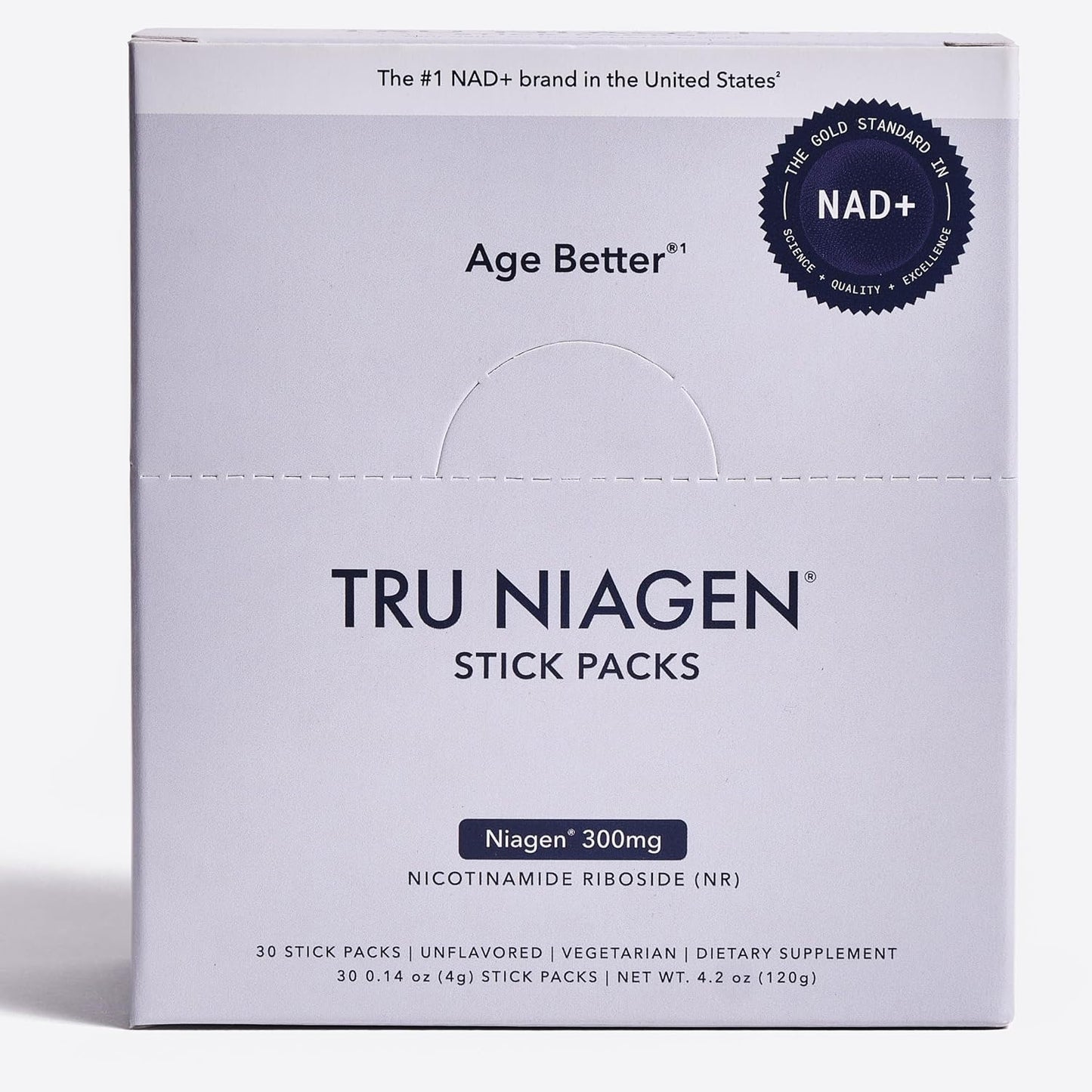 TRU NIAGEN NAD+ Booster | Nicotinamide Riboside Mixing Powder for Cellular Energy - 30 Sachets of 300mg - görsel 1