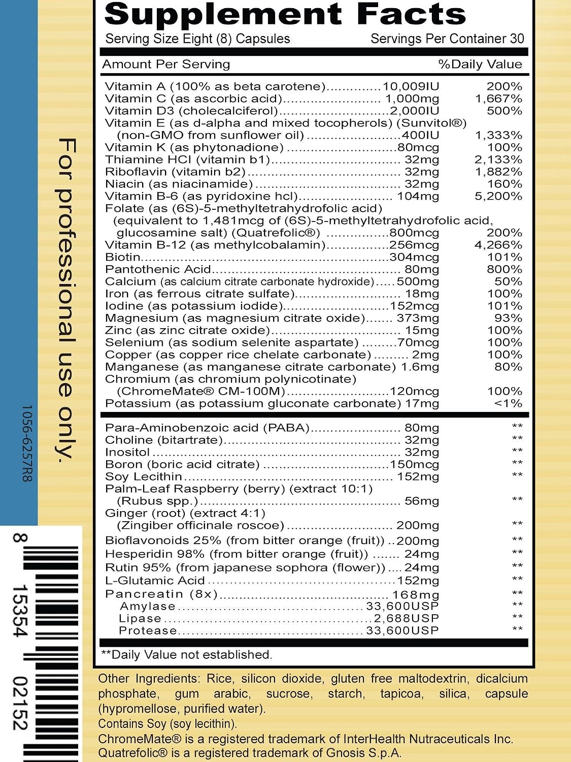 Priority One Vitamins Women's Formula 240 Capsules - Broad-Spectrum Multivitamin and Mineral Supplement for Women - görsel 3