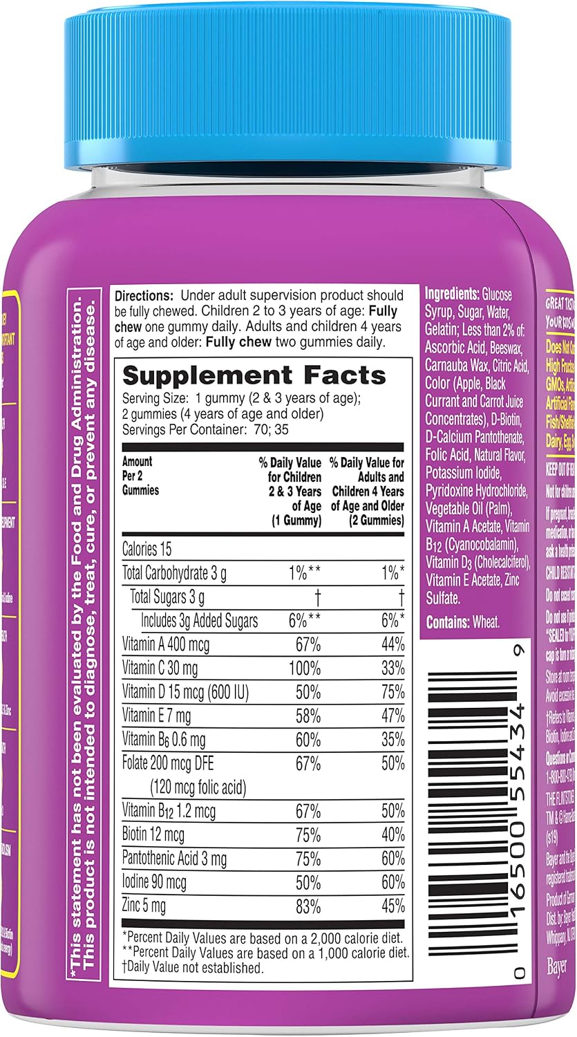 Flintstones Children's Complete Multivitamin Gummies, 70 Count - görsel 9