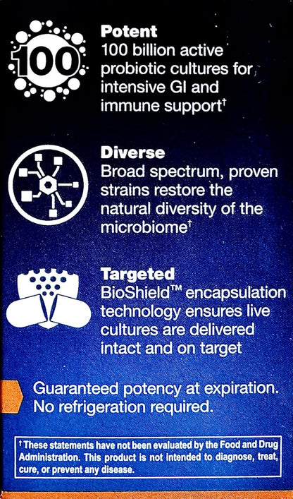 Ortho Molecular - Ortho Biotic 100 Billion CFU - 30 Capsules