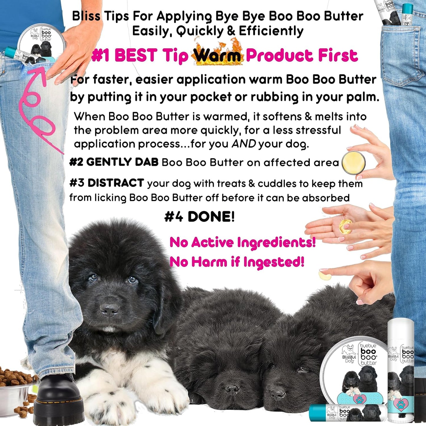 The Blissful Dog 14g Tube Newfoundland Booboo Butter - görsel 6