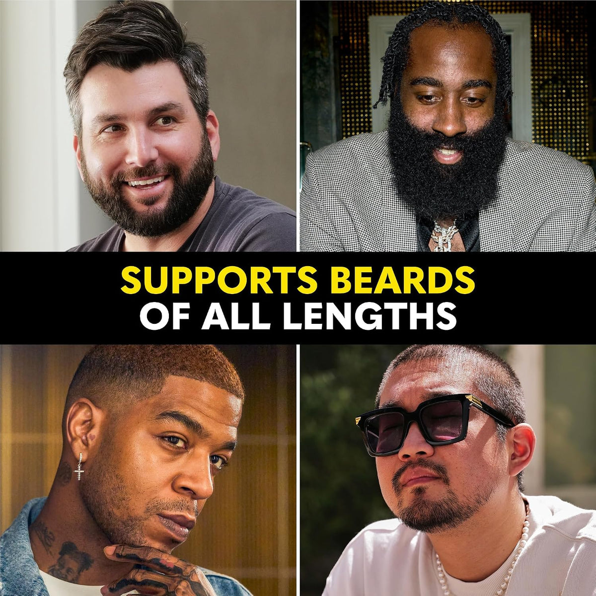 The Beard Club Biotin Beard Growth Vitamin Gummies – Hair Supplement for Men – Vitamins B12, E, & C to Support Thicker Fuller-Looking Facial Hair – Strawberry Flavour Gummy - görsel 4
