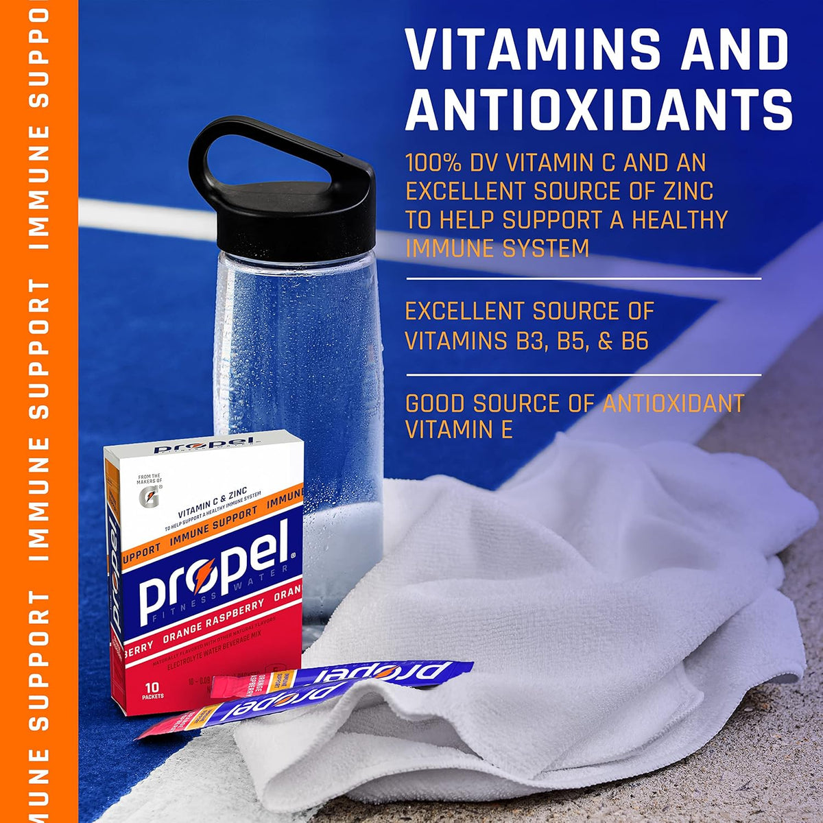 Propel Immune Support Powder Lemon & Blackberry - görsel 4