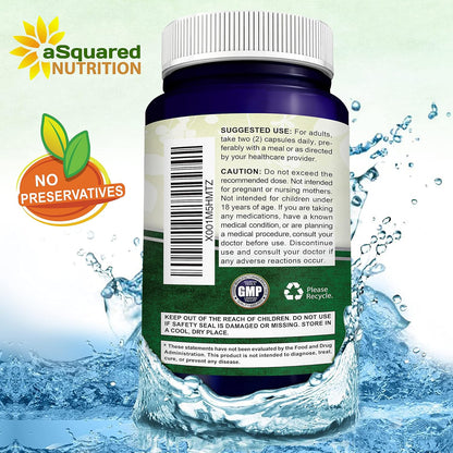 aSquared Nutrition Vitamin C Liposomal Complex - 1500mg - 180 Capsules - High Absorption Supplement