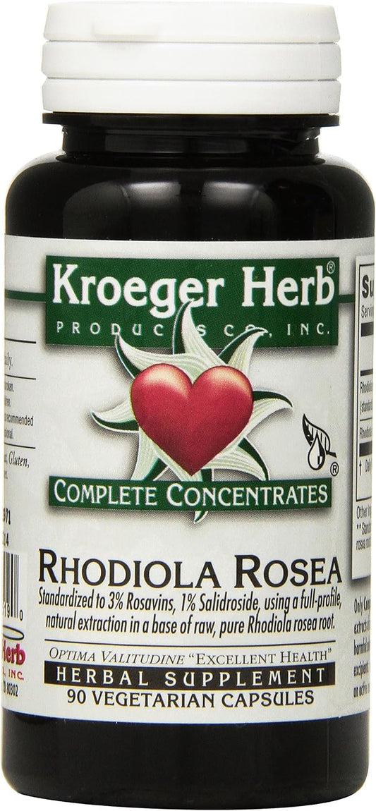 Kroeger Herb Rhodiola Rosea Vcaps, 90 Capsules