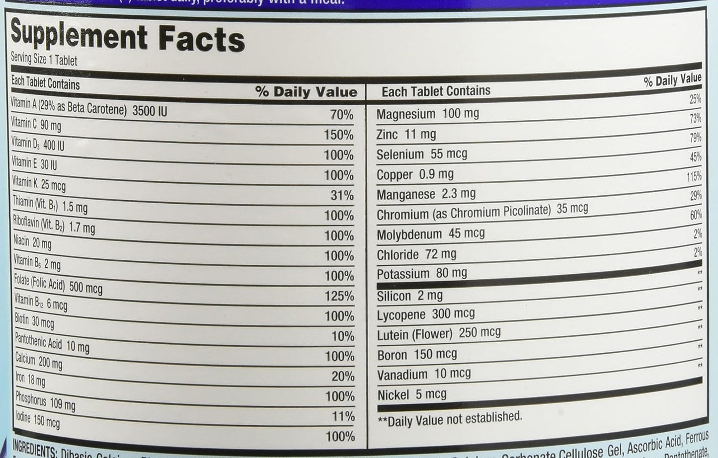 Kirkland Signature Daily Multi, 500 Tablets (2 Pack) - görsel 3