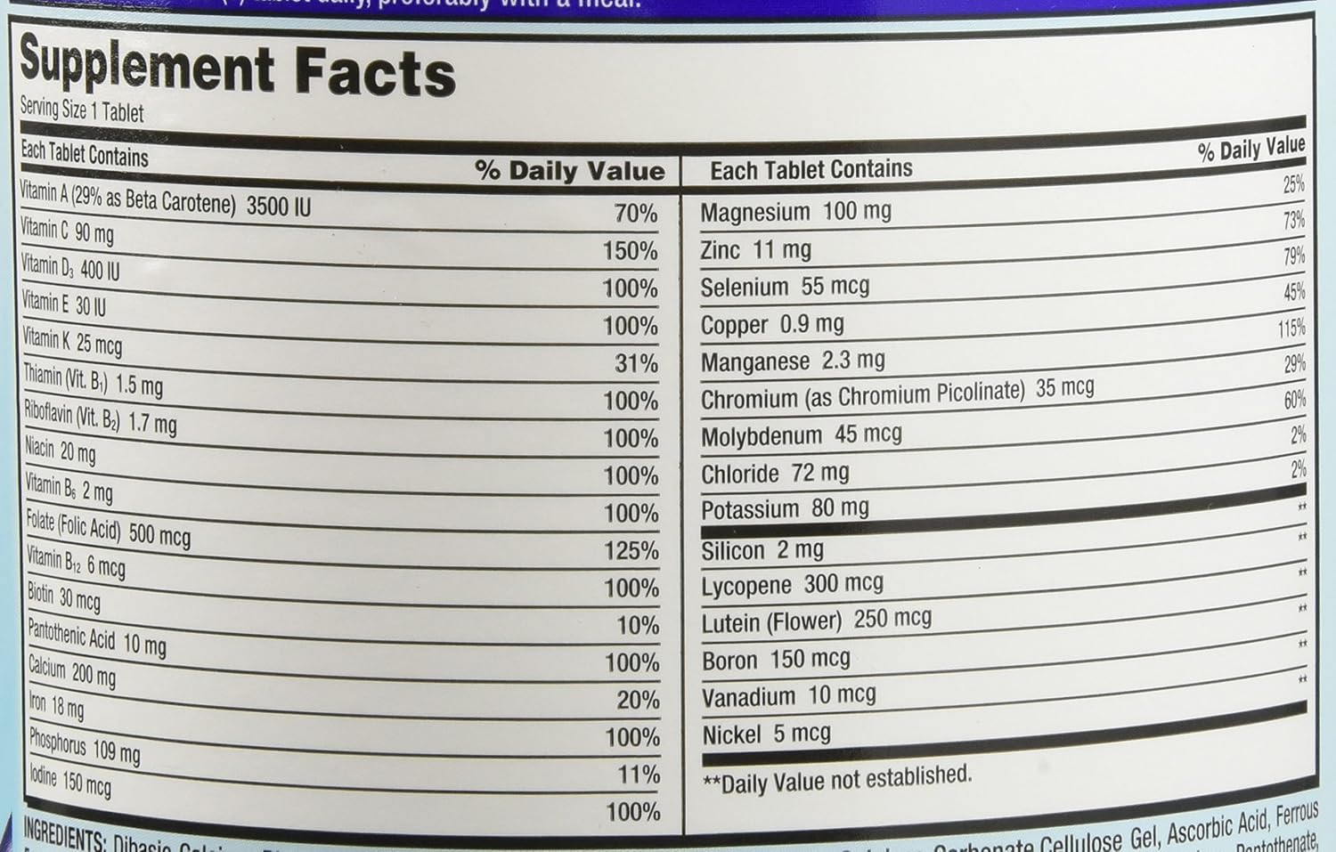 Kirkland Signature Daily Multi, 500 Tablets (2 Pack) - görsel 3