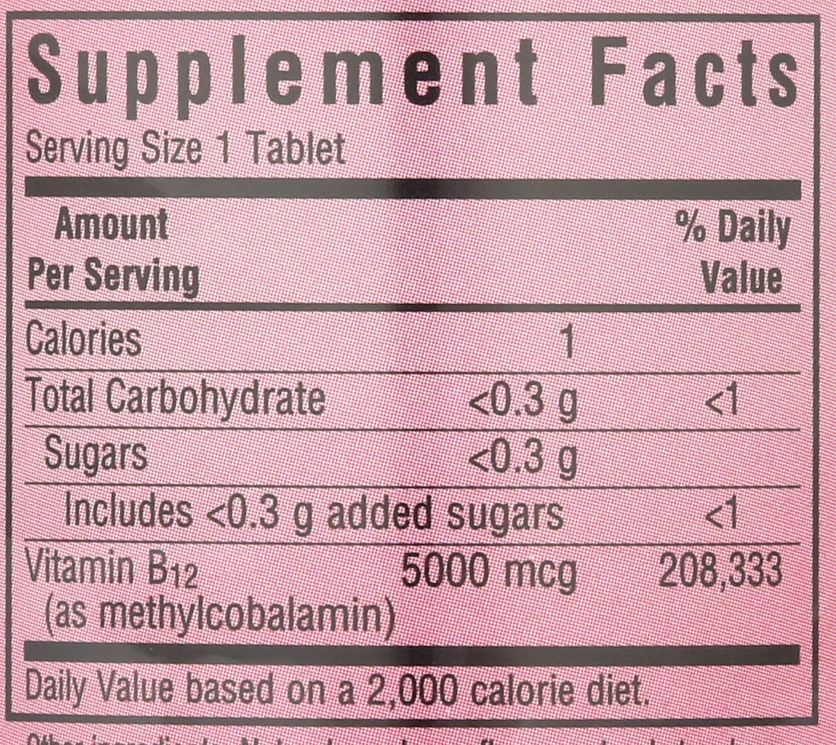 BlueBonnet Nutrition Earth Sweet® Chewables, CellularActive® Methylcobalamin, Raspberry, 5,000 mcg, 60 Chewable Tablets - görsel 3