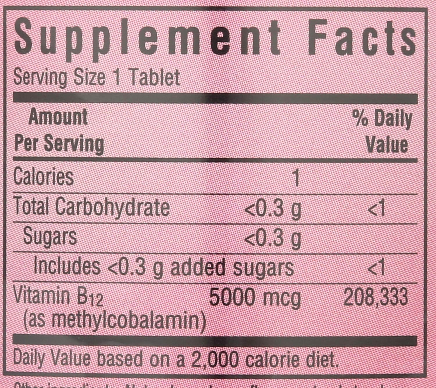 BlueBonnet Nutrition Earth Sweet® Chewables, CellularActive® Methylcobalamin, Raspberry, 5,000 mcg, 60 Chewable Tablets - görsel 3