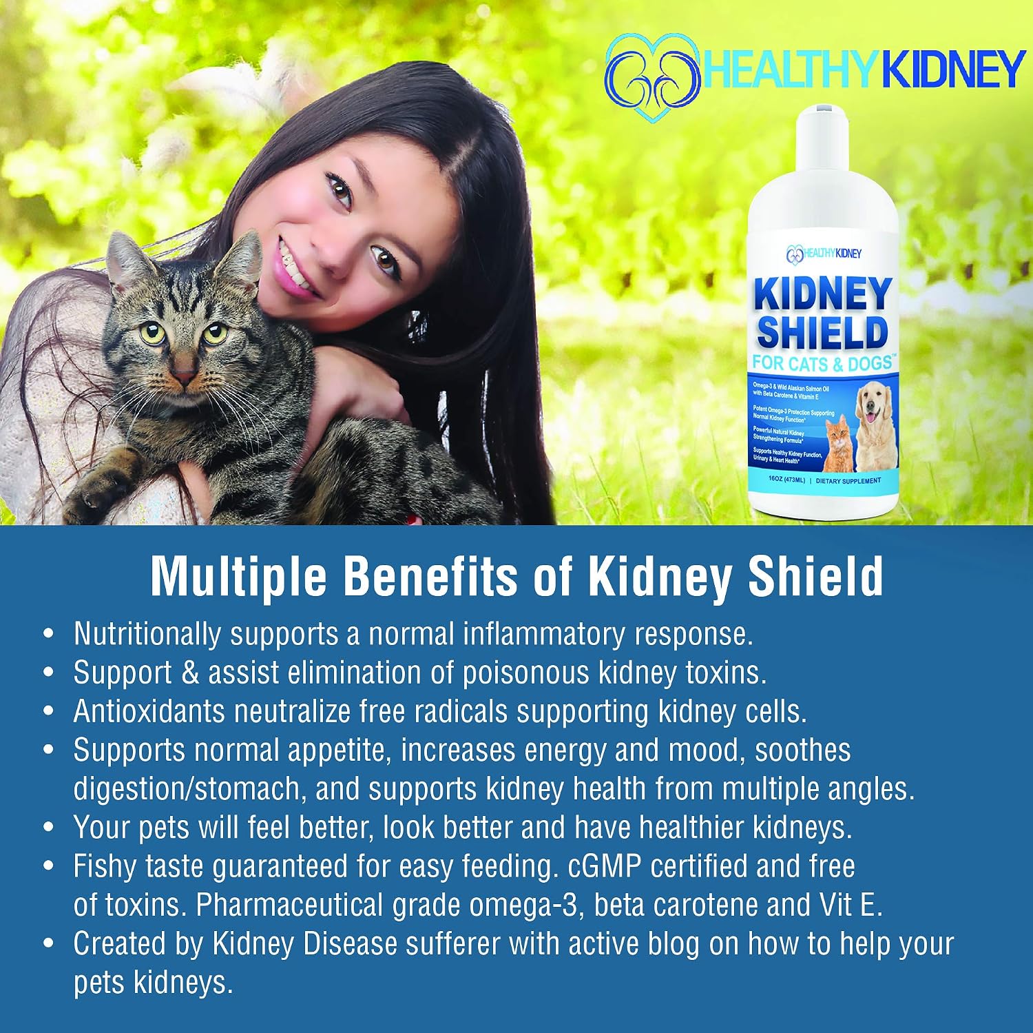 Kidney Shield for Dogs and Cats - Renal Health Supplement - görsel 4