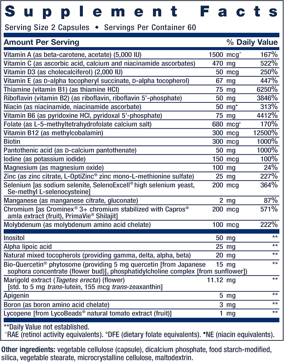 Life Extension Two-Per-Day Multivitamin - 120 Capsules - görsel 2