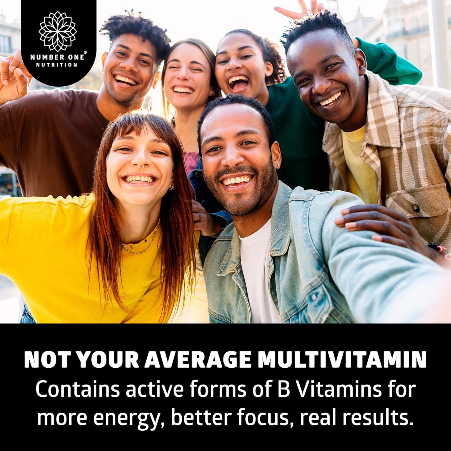 Number One Nutrition Methylated Multivitamin for Women & Men, Natural Daily Multivitamins with Folate, Vitamin B12, Vitamin B2 and B6, Non-GMO, Gluten-free, 120 Caps - görsel 4