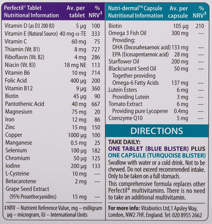 Perfectil Plus Skin Extra Support Tablets & Capsules (28 Pack)