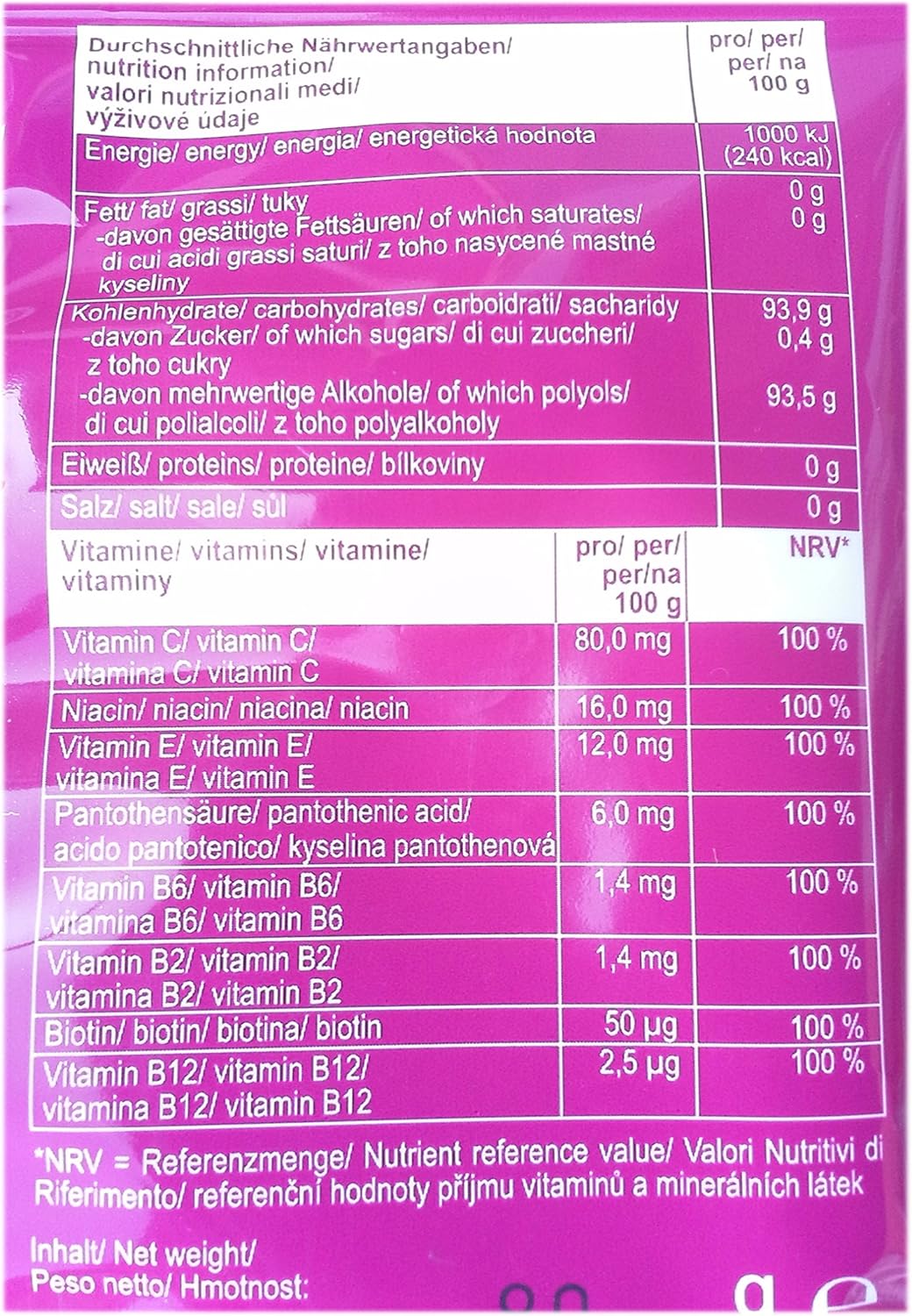 Vivil Multivitamin Bonbons Wildberry Sugarfree 80g - görsel 2