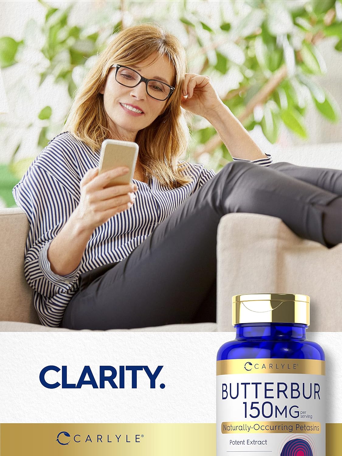 Carlyle Butterbur Supplement 150 mg – PA-Free Leaf Extract – 180 Capsules - görsel 6