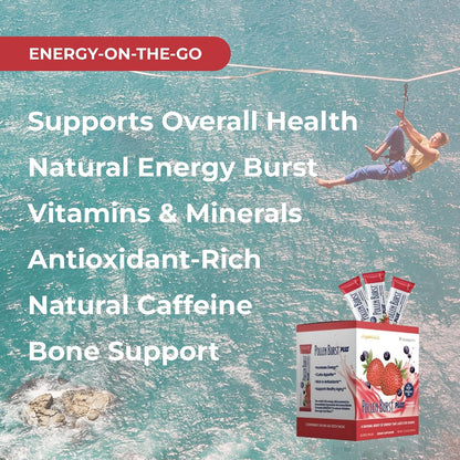 Youngevity Pollen Burst Energy Drink - Strawberry Acai, 30 Sachets