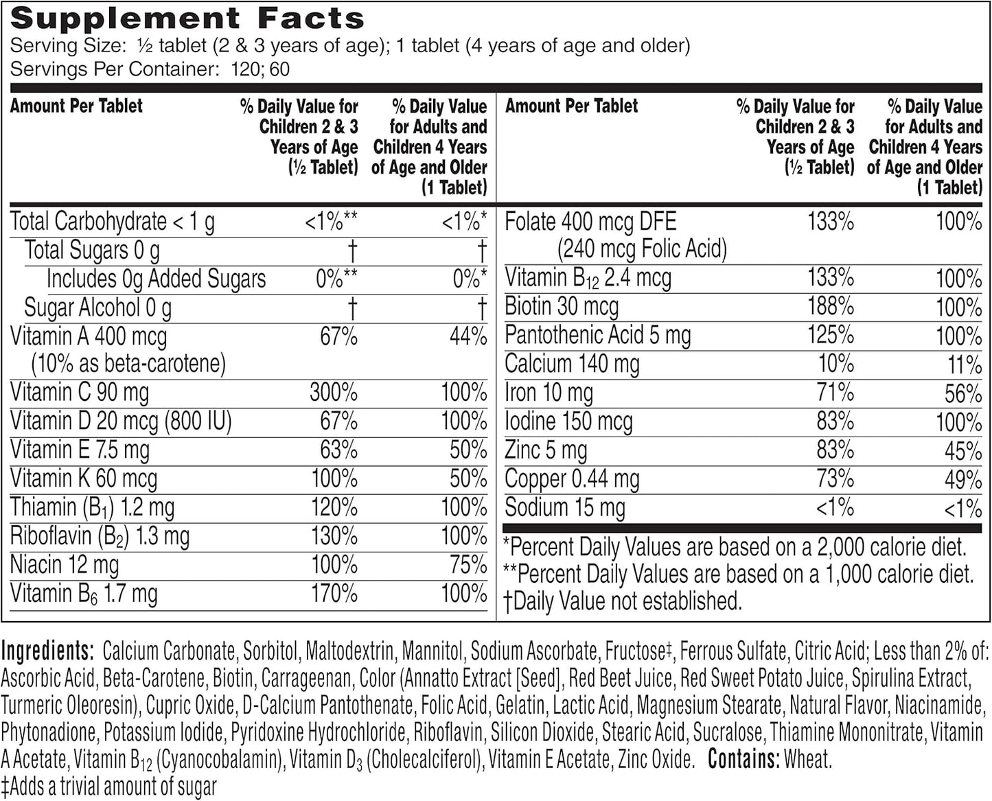 Flintstones Complete Multivitamin Food Supplement, Chewable Tablets, 60 Tablets (Pack of 2) - görsel 5
