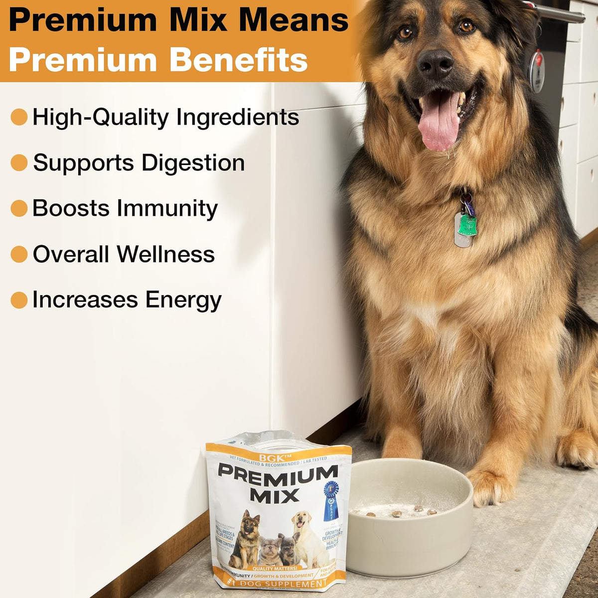 BGK Premium Mix Dog Multivitamin Powder (All Ages & Breeds) - görsel 8