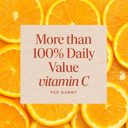 Nature's Way Vitamin C Gummies – 250 mg per Serving, High Potency Immune Support, Orange Flavoured, 120 Gummies