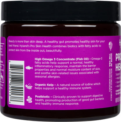 Hyland's Naturals - Pro Skin Health for Dogs, 90 Soft Chews, Supports Healthy Skin, Seasonal Allergies & Immune System, with Probiotics & Omega-3s, Trout Flavour
