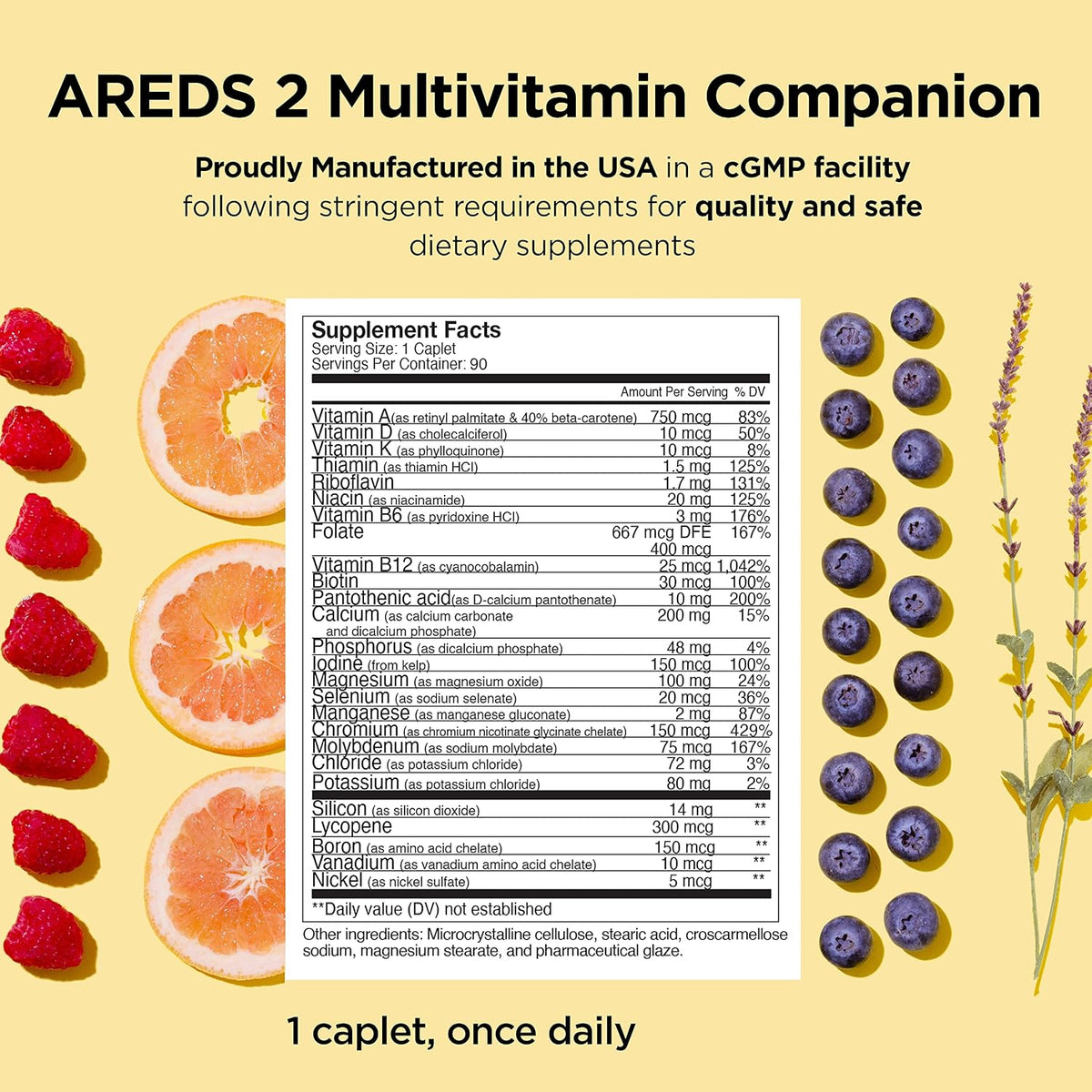 Viteyes AREDS 2 Capsules and Multivitamin AREDS 2 Companion – 3 Month Supply - görsel 7