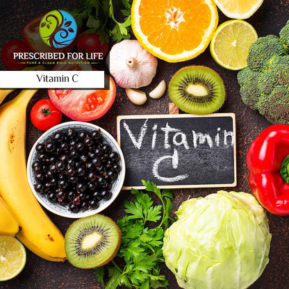 Prescribed For Life L-Ascorbic Acid Pure USP Vitamin C Powder, 40-80 Mesh (10kg)