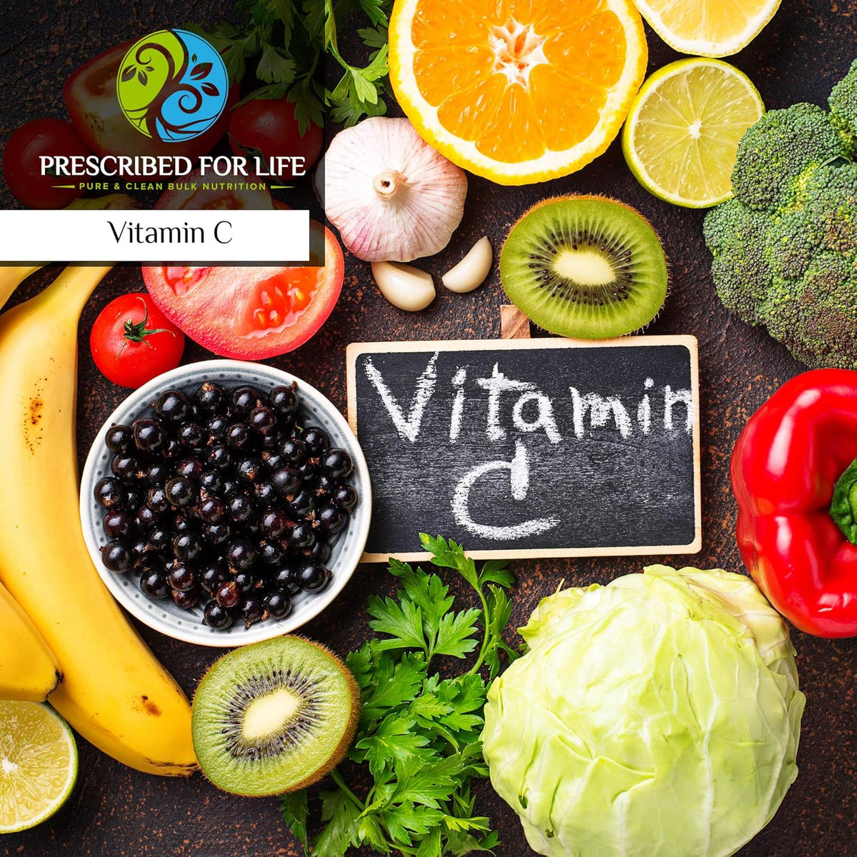 Prescribed For Life Ascorbic Acid (L), Pure USP Grade Vitamin C, Crystalline Powder 40-80 Mesh (5kg / 11lb) - görsel 3