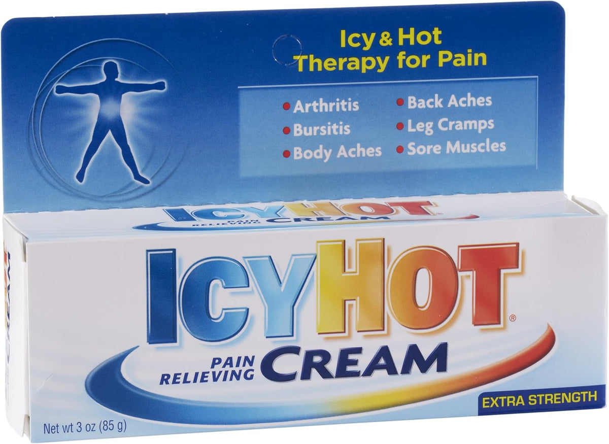 Icy Hot Pain Relieving Cream, Extra Strength, 85g - görsel 3
