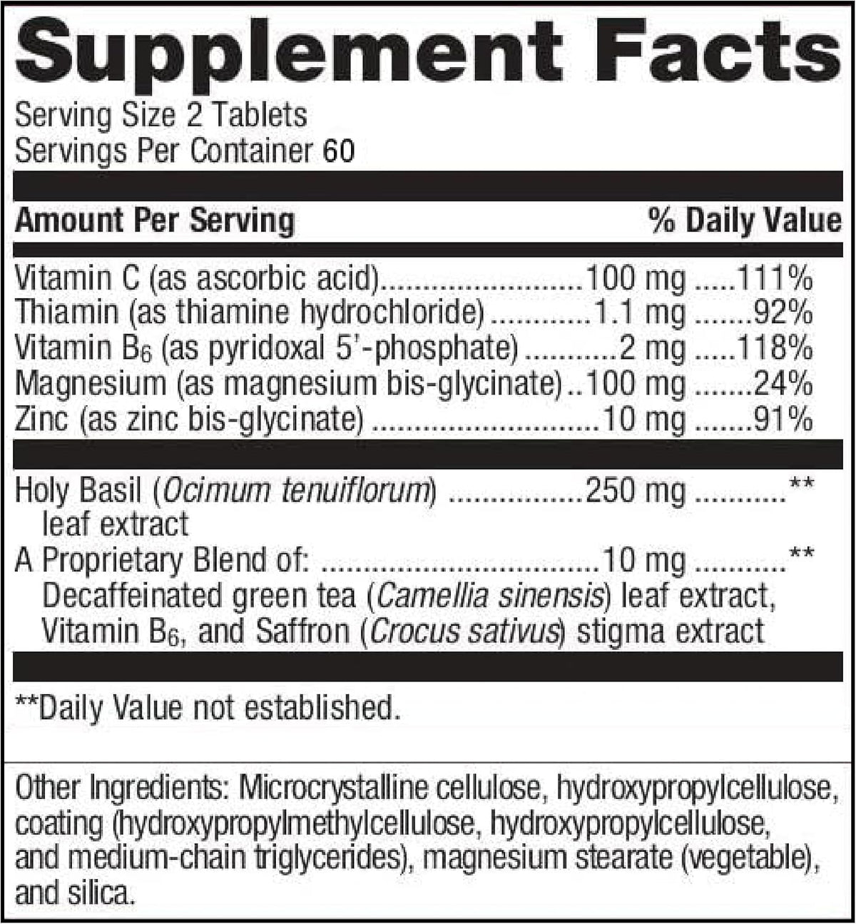 Metagenics HerWellness Recharge Overnight - Women's Sleep Support with Chelated Magnesium, Holy Basil, Zinc & Vitamin C - Supports Relaxation, Stress & Sleep - Non-GM & Gluten-free - 60 Tablets - görsel 4