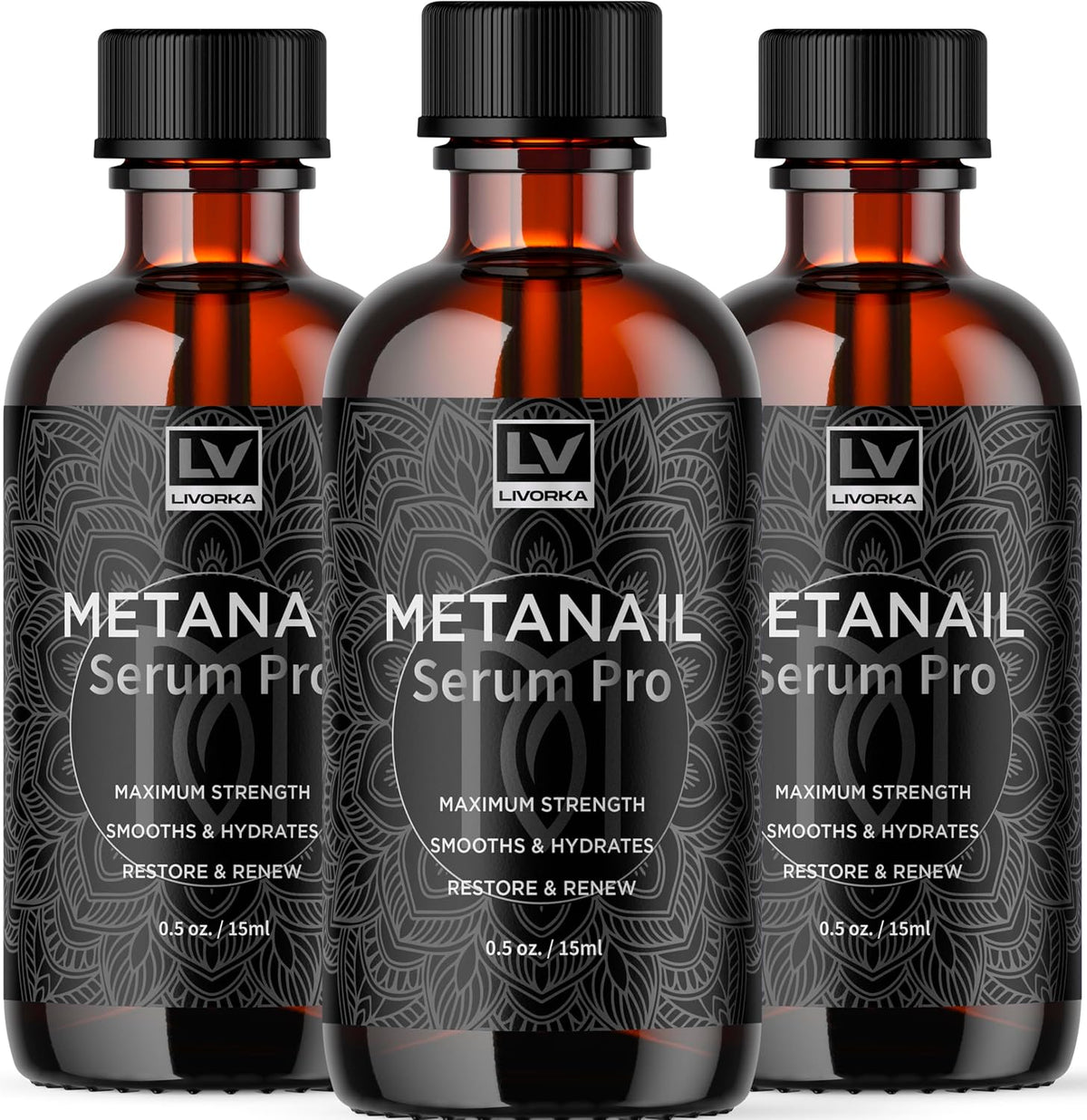 Metanail Toenail Liquid - Nail Health Support Drops (3 Pack) - görsel 1