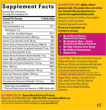 Nature Made Women's Multivitamin Gummies, 150 Count
