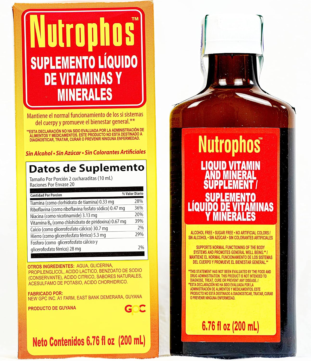Nutrophos Liquid Vitamin and Mineral Supplement (200ml) - görsel 2