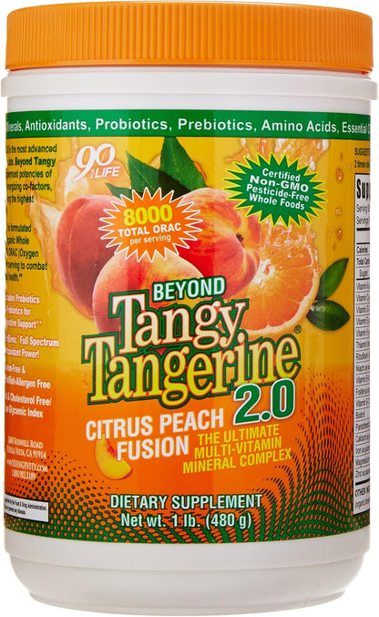 Youngevity Beyond Tangy Tangerine 2.0 Citrus Peach Fusion Multivitamin & Mineral Complex