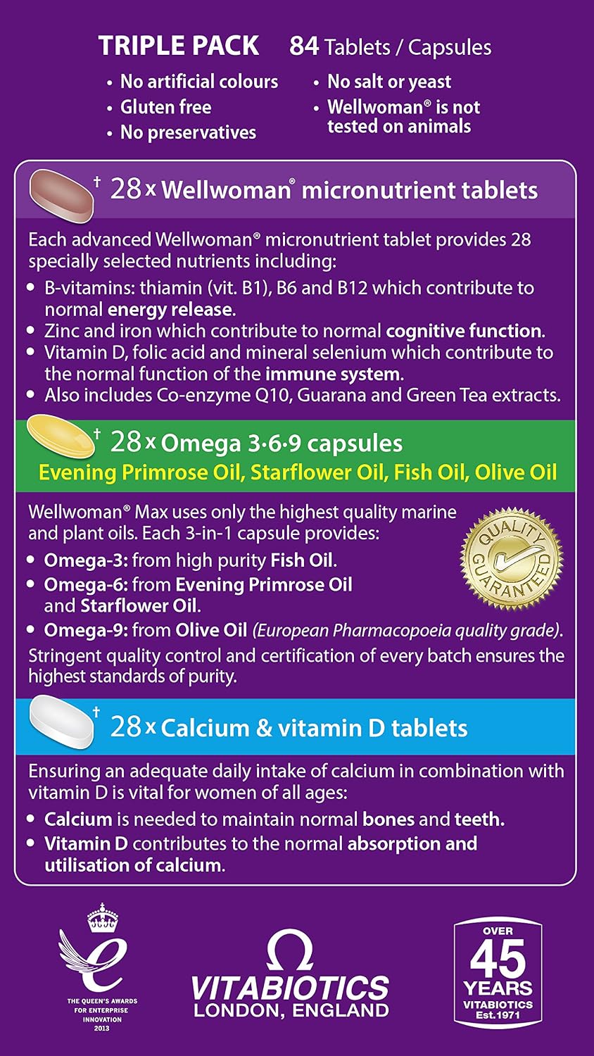 Wellwoman Max Capsules - Pack of 84 - görsel 3