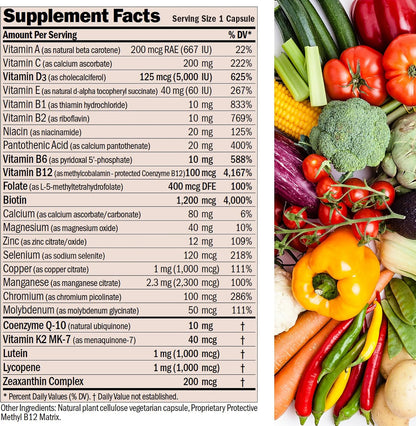ANDREW LESSMAN Essential-1 nuoncemax Multivitamin with 5000 IU Vitamin D3, 360 Small Capsules