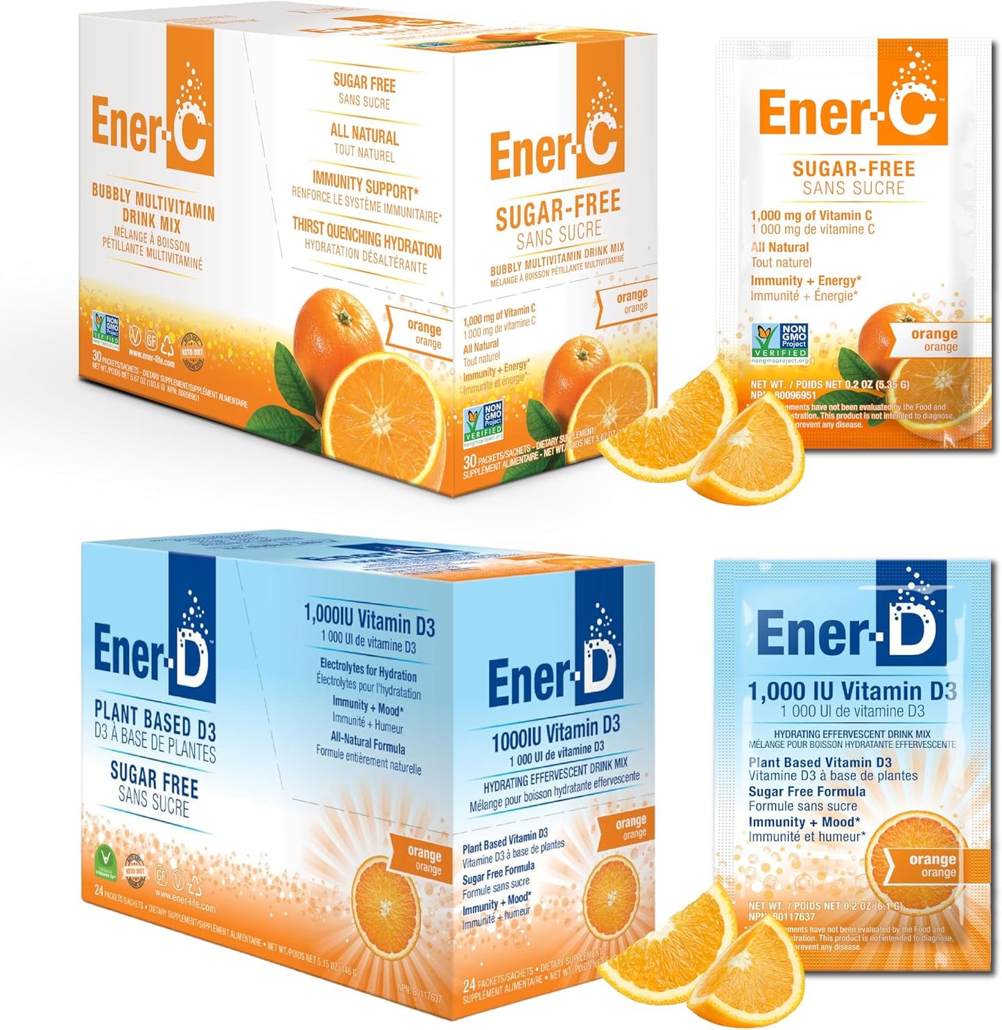 Ener-D Sugar-Free Multivitamin Drink Mix – Raspberry, 24 Sachets - görsel 10