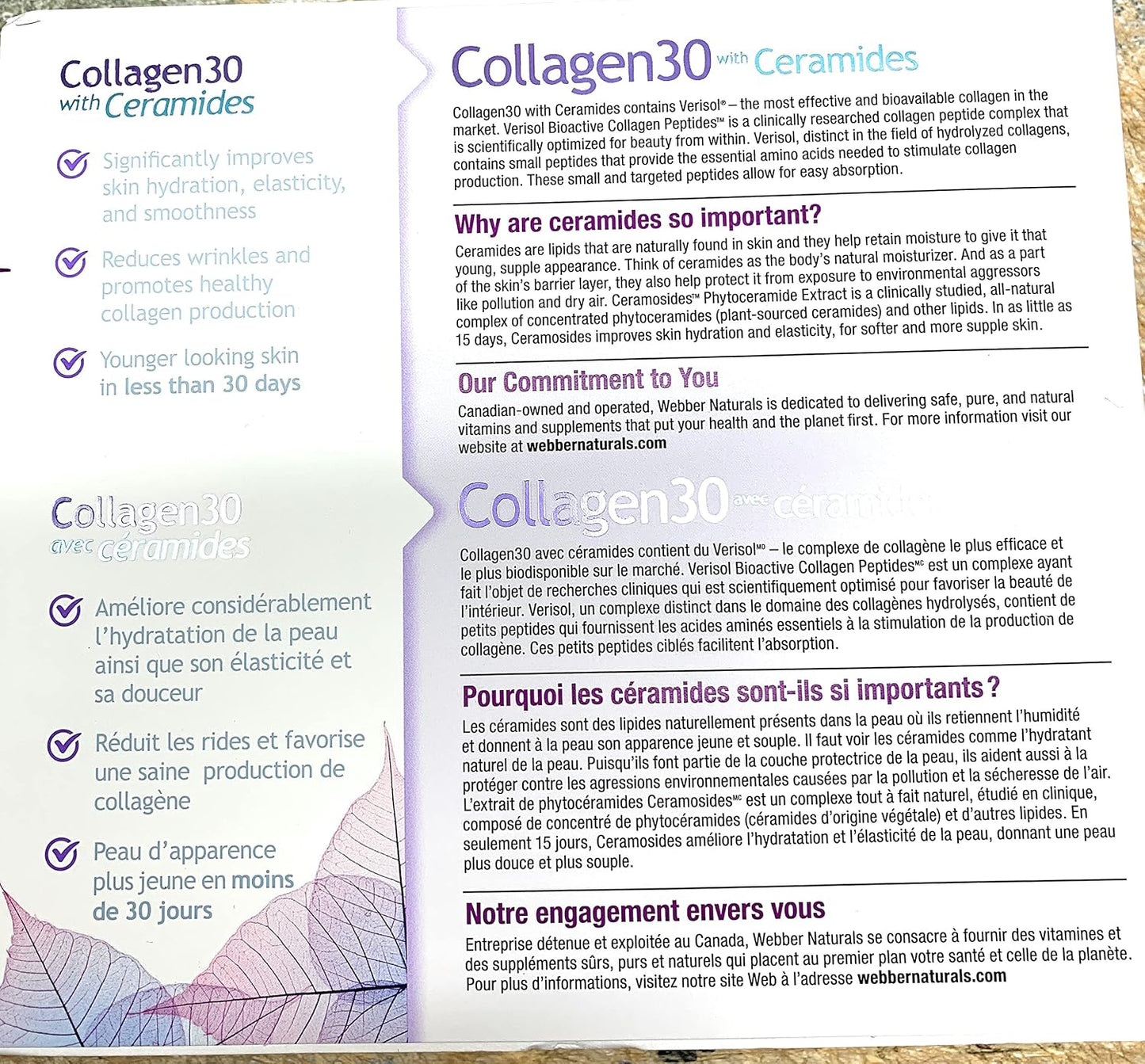 Webber Naturals Collagen 30 with Biotin and Ceramides, 200 Tablets - görsel 3