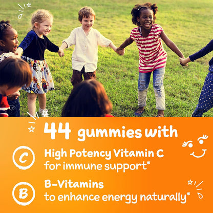 Emergen-C Kidz Daily Immune Support Gummies, Fruit Fiesta, 44 Gummies
