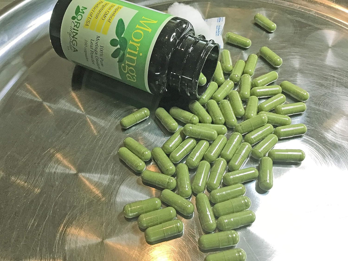 California Grown Moringa - 100 Capsules - görsel 2