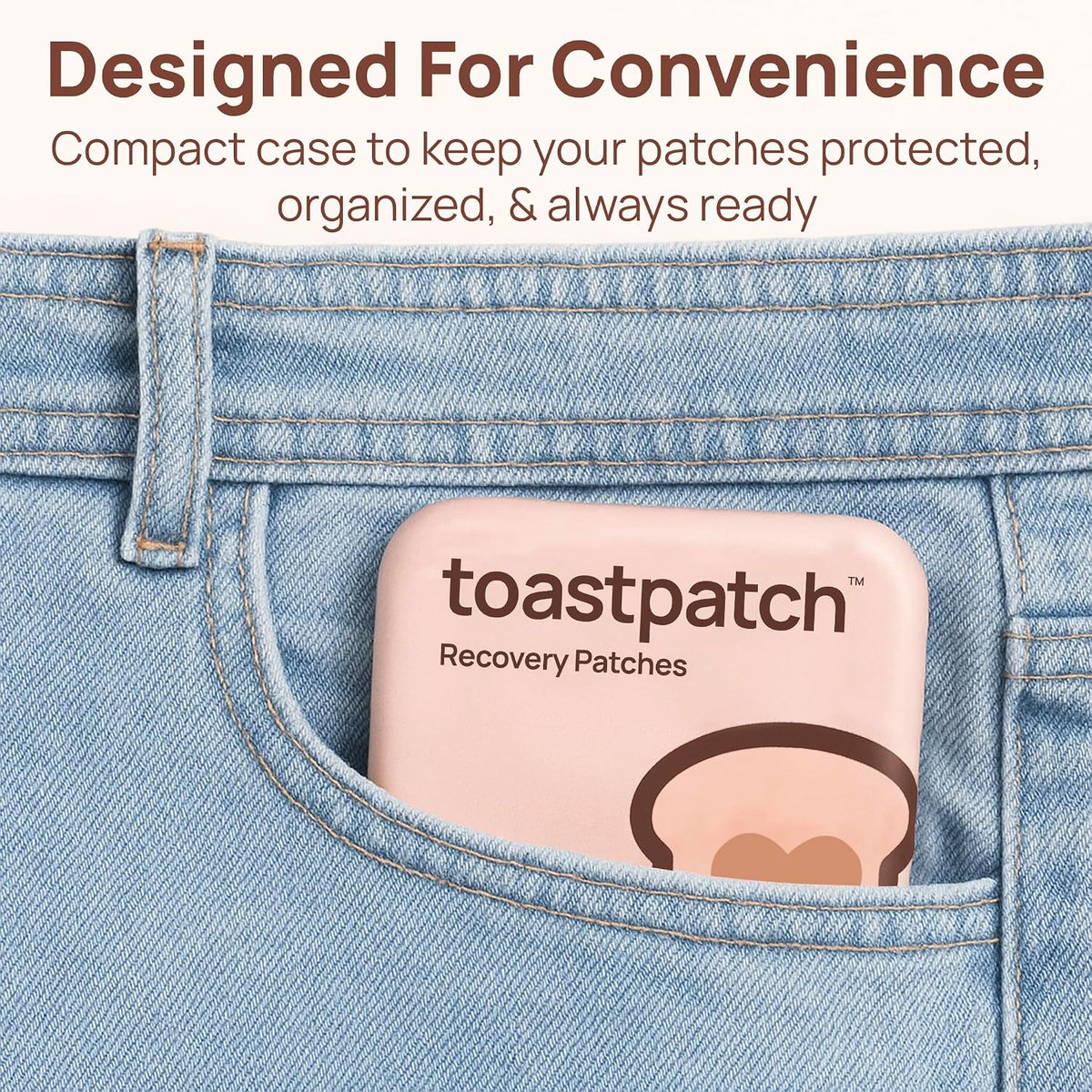 Toastpatch Recovery Patches – 40 Pack – Natural After Party Relief with Vitamins and Herbal Extracts - görsel 5