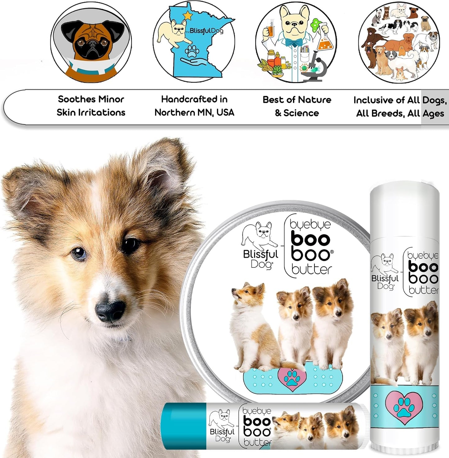 The Blissful Dog Shetland Sheepdog Booboo Butter (227 g Tin) - görsel 5