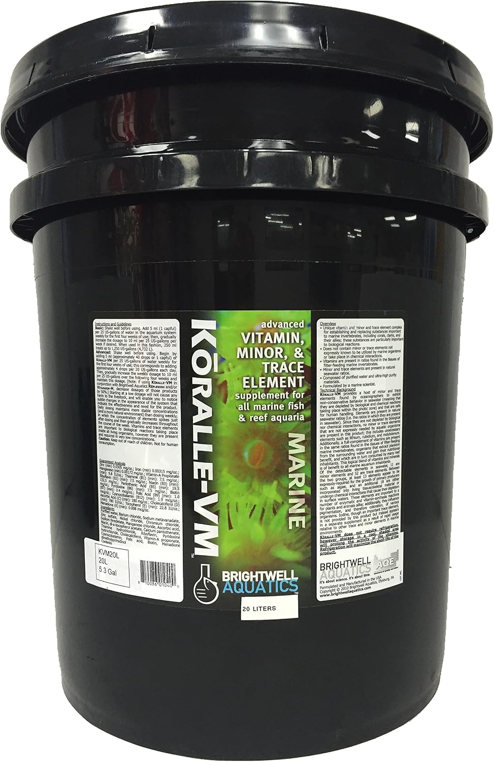 Brightwell Aquatics Koralle-VM Vitamin and Mineral Supplement for Corals and Clams, 250 ml - görsel 5