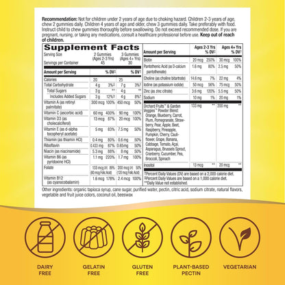 Nature's Way Alive! Children's Premium Gummy Multivitamin, Gluten-free, Made with Pectin, 90 Gummies