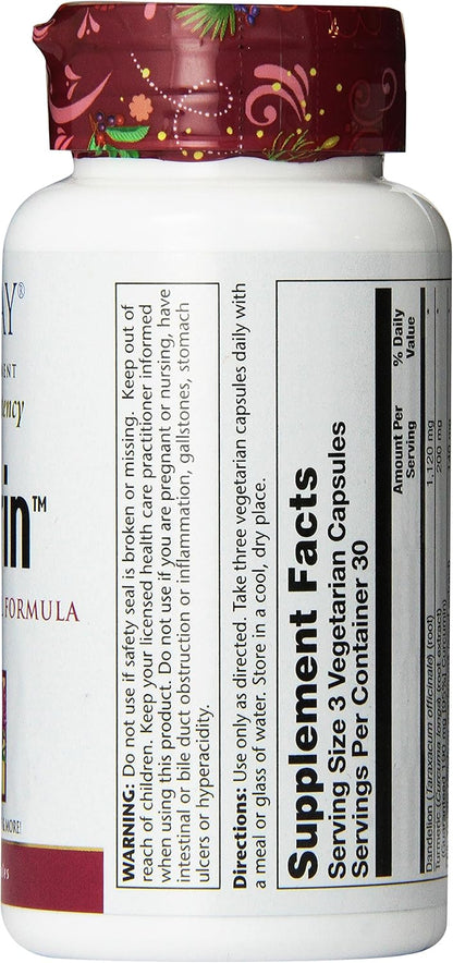 Solaray Siliverin, 140mg, 90 Vegetarian Capsules
