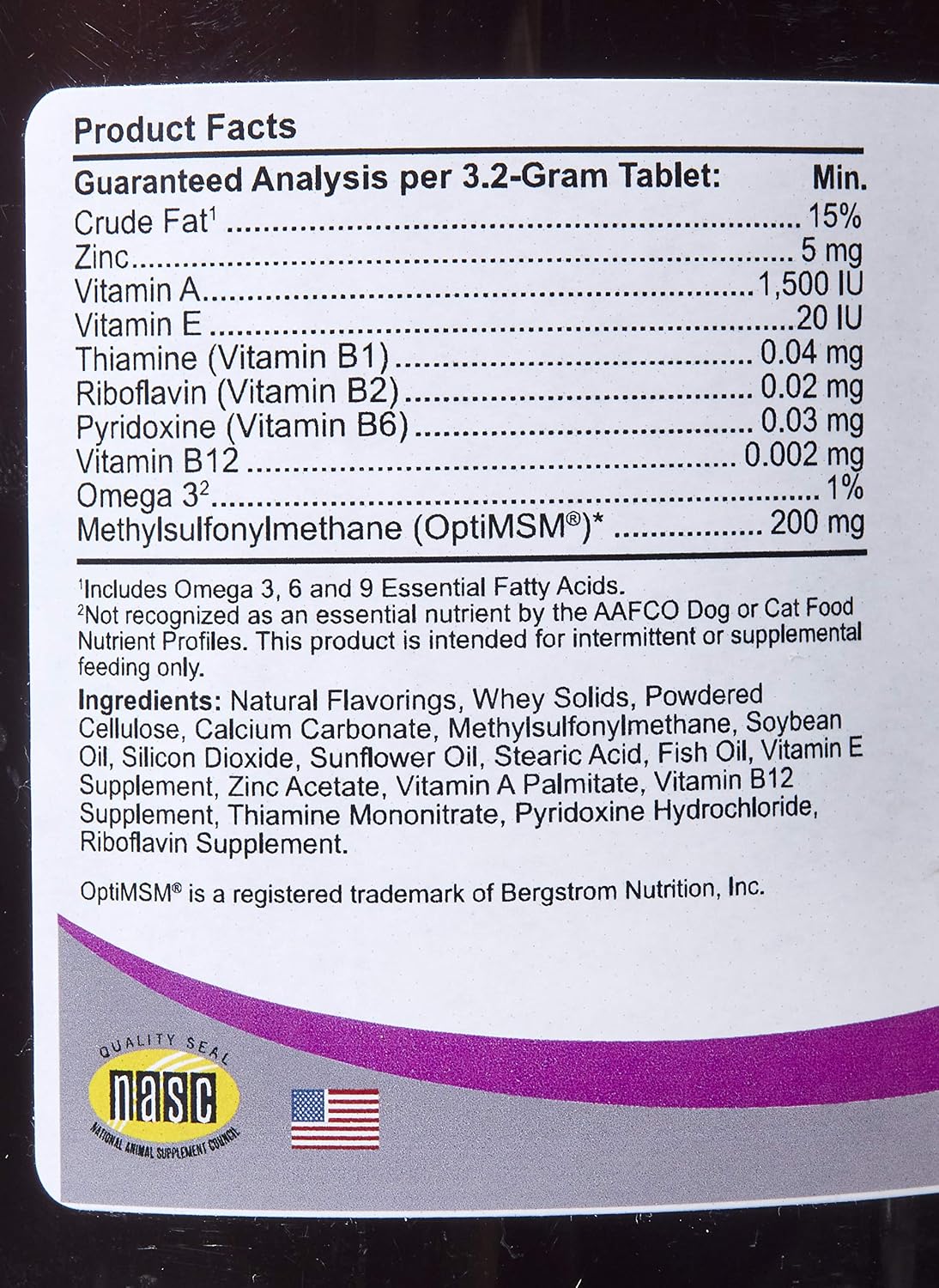 Comfort DermGard Skin and Coat Supplement for Dogs – 150 Tablets - görsel 3