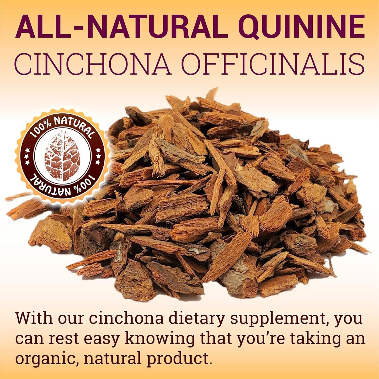 HERBALICIOUS Quinine Capsules - Cinchona Officinalis Bark Food Supplement for Leg Comfort & Digestive Support, 500 mg, 160 Capsules - görsel 4
