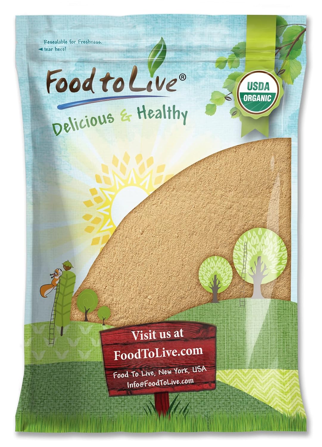 Food to Live Organic Amla Berry Powder (Amalaki) - 1.8 kg - görsel 10