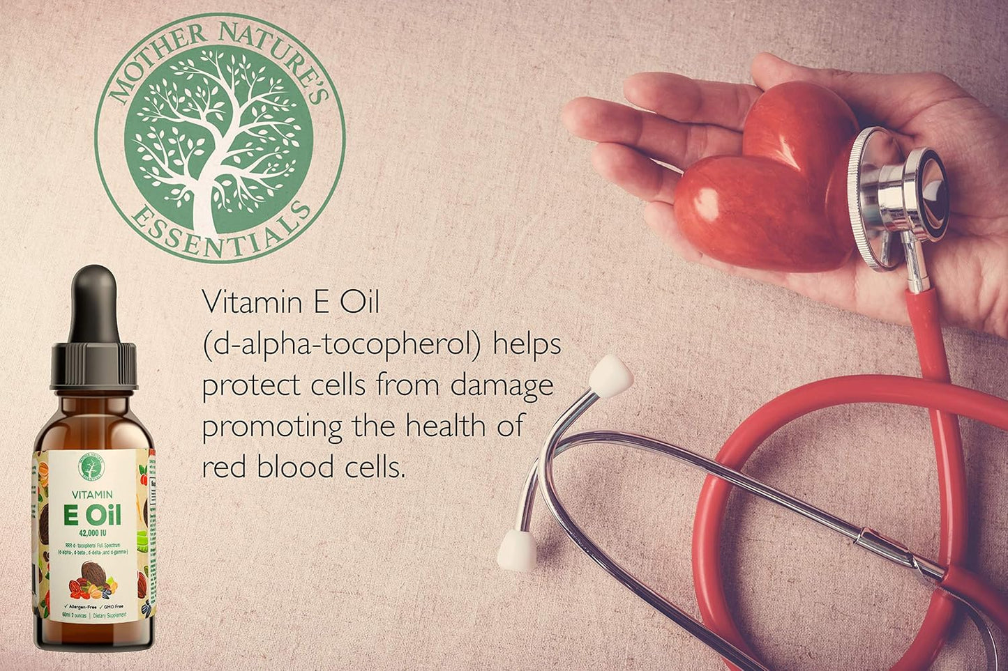 Mother Nature's Essentials Vitamin E 21,000 IU Liquid Oil, 30 ml (Twin Pack) - görsel 4