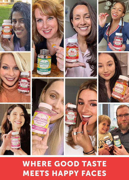 Lunakai USA-made Vitamin B12 Gummies 3000mcg - Methylcobalamin for Energy Metabolism & Nervous System Support - Non-GM Vegan - 6 Pack (60 Gummies per Bottle)